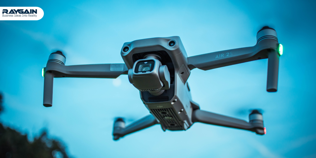 Copy of Green Modern Storage Company Banner 34 drone surveillance